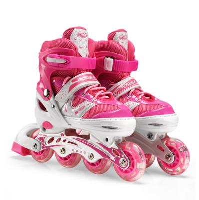 China Wholesale Active Roller Skate Active Baby Set Sports Kids Portable Roller Skating Shoes Flooring Adjustable Roller Shoes for sale