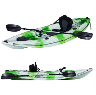 China Adult pedal drive foot kayak new design one person fising fishing kayak SIT ON TOP kayak for sale