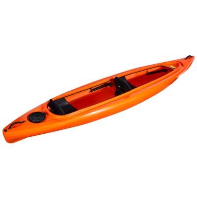 China China Factory Wholesale Cheap Plastic Adult Family Kayak 2 Person Non-inflatable For Fishing /surfing for sale