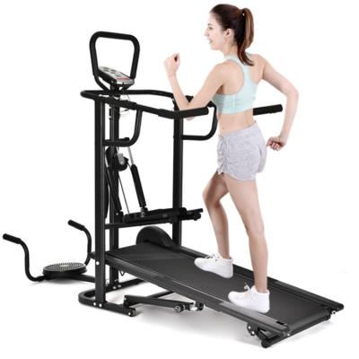 China Wholesale High Quality Eco-friendly Cheap Multi Function Manufacturer Foldable Mechanical Treadmill For Adult for sale