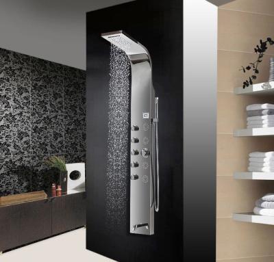 China stainless steel massage shower mixer shower panels for sale