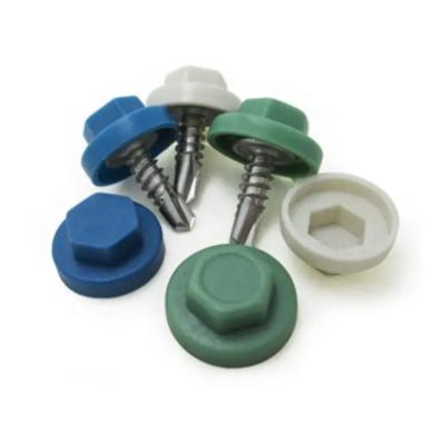 China Pan Hexagon Socket Screws Cover Plastic Hex Screw Cap Nuts Round Head Cover Protective for sale