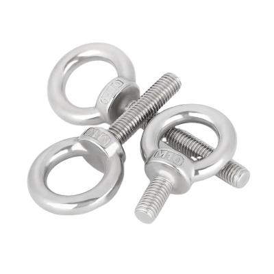 China Stainless steel High Quality C15 M12 Lifting Self Tapping Eye Bolt Din580 for sale