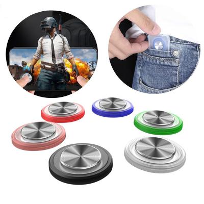 China Touch Buttons Touch Buttons Round Joystick Mobile Phone Game Grip Rocker For Iphone Android Tablet Metal Button Controller For Controller With Suction Cup for sale