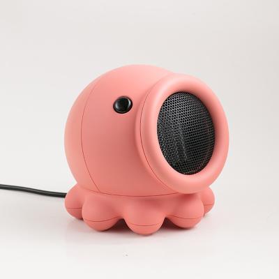 China 500W Hotel Office Octopus Desktop Heaters Power Mini Small Smart Home Fan Heater Warm Warm Fan Saving in Winter for sale