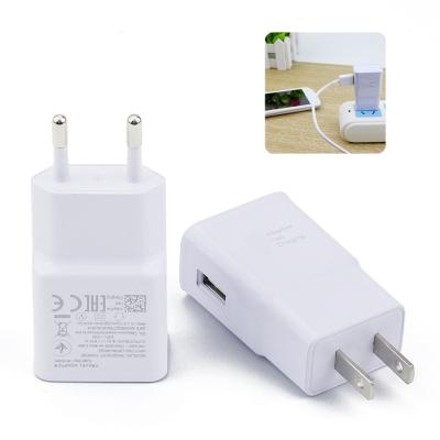 China Original Travel Wall Plug EU 9V/1.67A USA QC 2.0 Mobile Phone Fast Charging 5V/2A Adapter For iPhone Huawei Samsung Galaxy S8 for sale