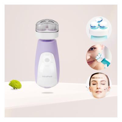 China Waterproof Anti-Puffiness Remover Portable Ultrasonic Facial Electric Face Brush Sonic Massage Skin Care Spa Beauty Cleansing Device for sale