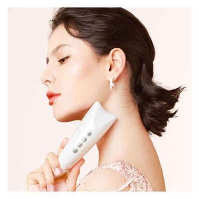 China 2022 New Anti-Puffiness Skin Care Facial Device Iced And Heat RF Facial Massager EMS Guasha for sale