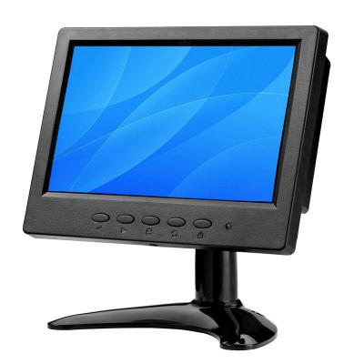 China ZHIXIANDA speaker 1024*600 7 inch LCD monitor with AV input for sale