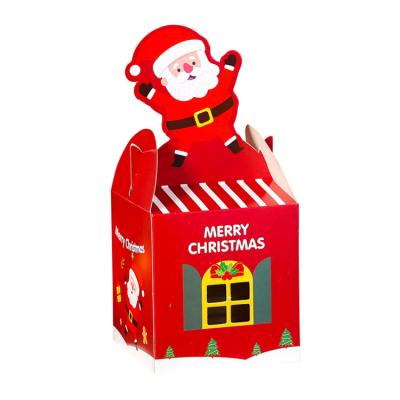 China 2021 Recyclable Christmas Decoration Supplies Mini Christmas Gift Box With Christmas Tree Decoration for sale