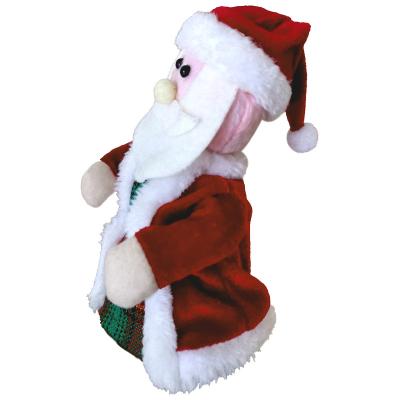 China MUSICAL SANTA WITH 18CM MOVEMENT MUSICAL CHRISTMAS DECORATION SANTA CLAUS CHRISTMAS BATTERY TOY for sale