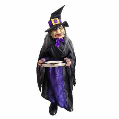 China Halloween Horror Decoration Supplies Nylon Bar Haunted House Witch Ghost for sale