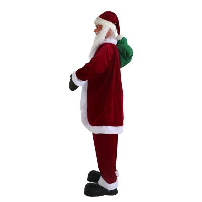 China Santa Claus Standing Santa Claus Santa Claus Holiday Party Home Chirstmas Decor Christmas Music Decoration for sale