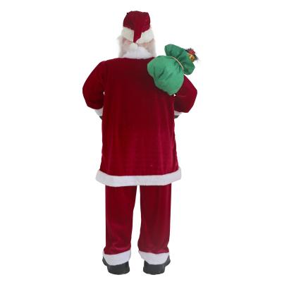 China Wholesale Custom Figure Santa Claus Animated Indoor Christmas Chirstmas Decor New Christmas Decorations for sale