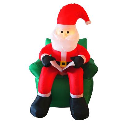 China Life Size Outdoor Party Santa Claus Christmas Yard Ornaments Inflatable Christmas For Christmas Decoration Supplies for sale