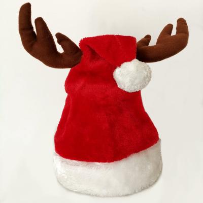 China Durable Santa Hat Glowing Singing Dancing Christmas Gifts With Music Electric Funny Holiday Party Dress Up For Kids And Adults for sale