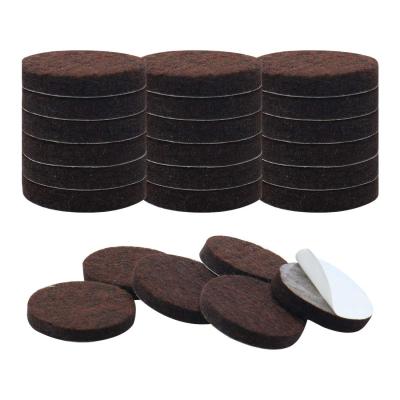 China Protect Floor& reduce noice custom size wool felt pad floor scuff protector cheap self adhesive felt pads for sale