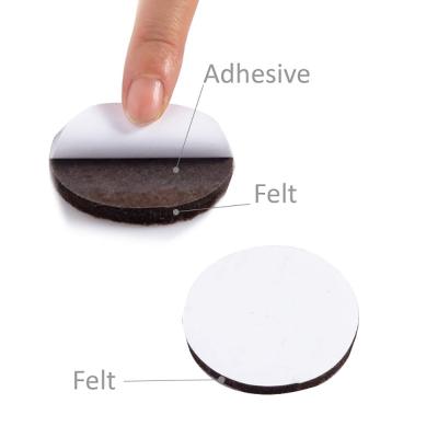 China Protect Floor& reduce noice furniture slider pads felt chair glides move furniture floor felt foot protector pad for sale