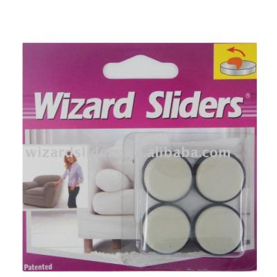 China Easy Moving Furniture Motor Pads PTFE Easy Slider Nail On Glider for sale