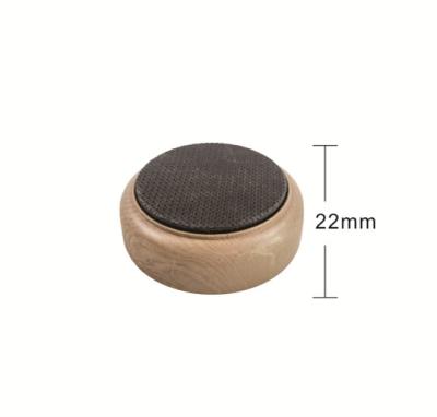 China Protect Furniture Floor Anti Friction Sofa Caster Cup Wood Grain Color for sale