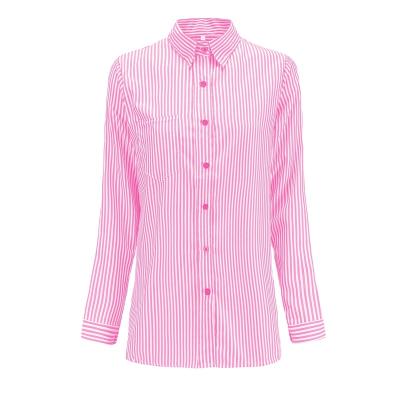 China Anti-pilling fashion stripped formal shirts custom made for elegant women's shirt boutique women's shirt for sale