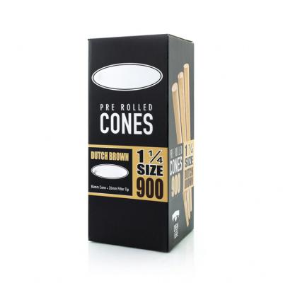 China Recycled Materials Wholesale Custom Original Hemp Pre Rolled Cones Box for sale