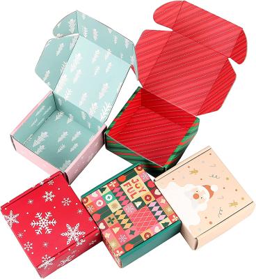 China Luxury Recycled Materials Skin Care Packaging Corrugated Paper Box Gift Box Online Shipping Luxury With Ribbon Folding Boxes Packaging for sale