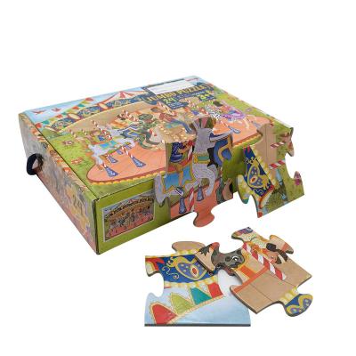 China Cartoon Toy CE EN71 Certificates 24 Pieces Jigsaw Paper Jigsaw Jigsaw Puzzles Wholesale Kids Jigsaw Puzzles for sale