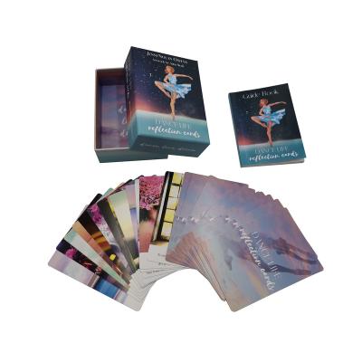 China Paper Personalized Affirmation Card Free Sample Custom Tarot Card Deck Printing Tarot Cards for sale