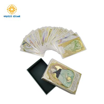 China Wholesale Custom Paper Tarot Playing Best Quality Paper Tarot Card With Guide for sale