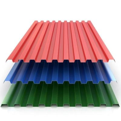 China ContainerRoofing Roofing Sheet Factory Price Corrugated Steel Ral Color Coated Galvanized Iron Black Red White Customized for sale