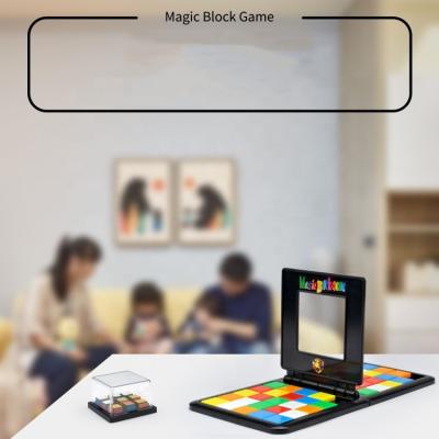 China Kids Brain Shaping Magic Block Game Chess Board Table Game Toy For Party 17*34.5*17cm for sale