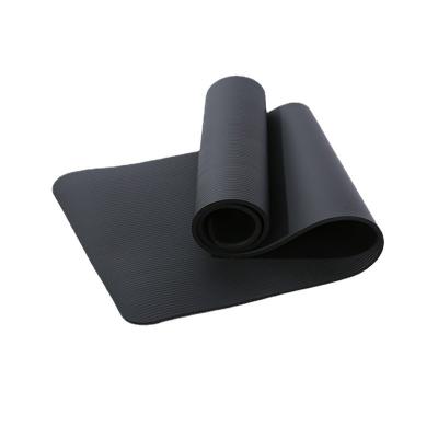 China Sport.Yoga Nbr 10mm Widened High Density Yoga Mat Thickened 15 Dance Fitness Products Non-Slip Nbr Yoga Mat With Straps for sale