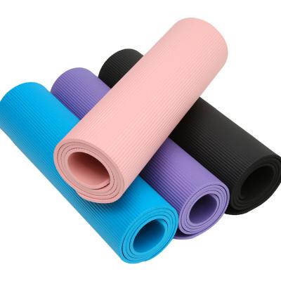 China Rubber Yoga Mat Print Logo Natural Sport.Yoga REACH Organic Yogamat Non Slip Color Cheap Package Film ROHS PU OEM Chips Origin for sale