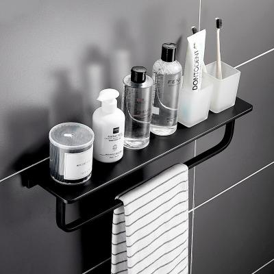 China Sustainable Design Luxury Quality Aluminum Bathroom Accessories Wall Mounted Set for sale