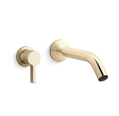 China High Quality Brass Metered Gold Kitchen Faucets Wall Mounted Faucet for sale