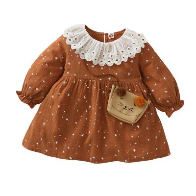 China Breathable Popular Design Excellent Quality Toddler Girl Dresses Cute Princess Style Long Sleeve Babies Dresses for sale