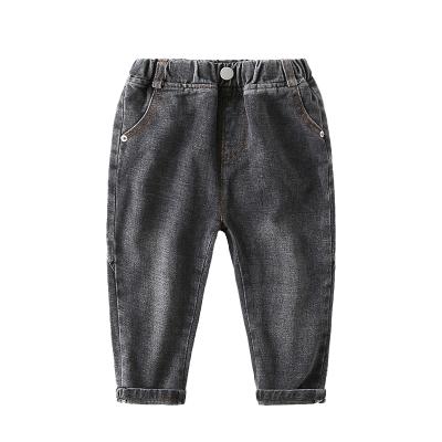 China 2021 Spring And Autumn New Fashion Denim Pants Children Boys Casual Lattice Pants Breathable for sale