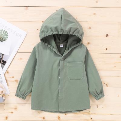 China The other Korean version of 2021 spring new boy Hoodie high quality solid color loose jacket children's clothes for sale