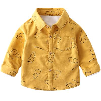 China High Quality Anti-wrinkle New Fashion Kids Cotton Regular Breathable Designer Boys Shirts for sale