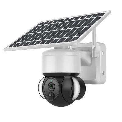 China Human Motion Tracking Smart IP Camera Security CCTV Camera Solar Power Tuya Radio Support 128 WiFi Outdoor Memory Card for sale