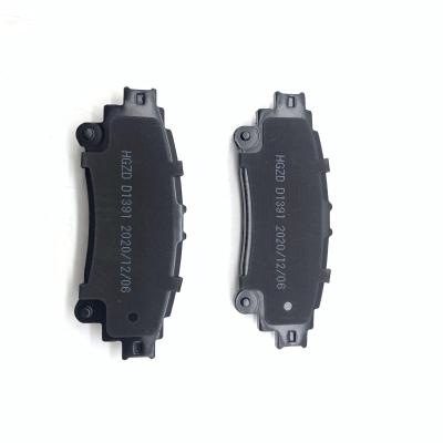 China Metal Utensils Effect Metal Utensils D1391 Wholesale Braking Ceramic Brake Pad Good For New Toyota Highlander for sale