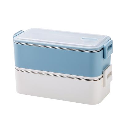 China Kitchen Sustainable Storage Homes Multifunctional Leakproof Stainless Steel Lunch Box Containers With Lid for sale