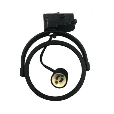 China Retail PATENTED AR111 3 Wires 1 Phase Track LUMINAIRE With Gu10 HOLDER for sale