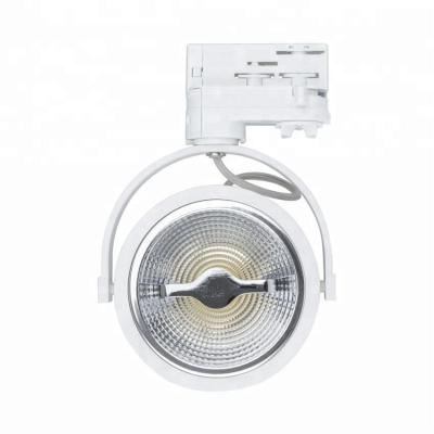 China Aluminum LED Track Light Dim 2000-3000K Warm 24dg AR111 QR111 ES111 for sale