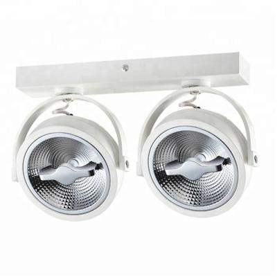 China Modern 24W Double Head LED AR111 Dimmable Outdoor Mounted Ceiling Light for sale