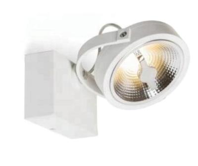 China AR111 Aluminum LED Ceiling Light Surface Mounted Downlight Dimmable And Dim To Heat for sale