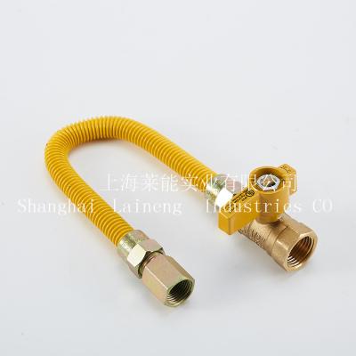 China FLEXIBLE GAS CONNECTOR SS 304 Pro-Coated CSA GAS GAS HOSE Crossover Gas Connection Kits for sale