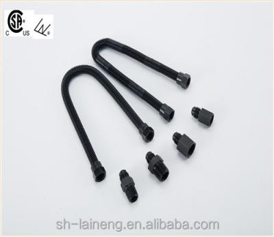 China Gas CSA Epoxy Coated Whistle Mobile Home Gas Meter Gas Free Hose Connector for sale