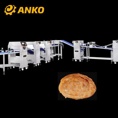 China Automatic Anko Hotels Small Plant Mount Lacha Paratha Making Machine for sale